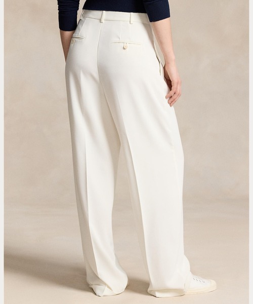 POLO RALPH LAUREN（ポロ ラルフ ローレン）の「ストレートレッグ サテン パンツ（その他パンツ・レディース・ナチュラル・00/6S/2/2S/4S/0/8S）」の6枚目の写真