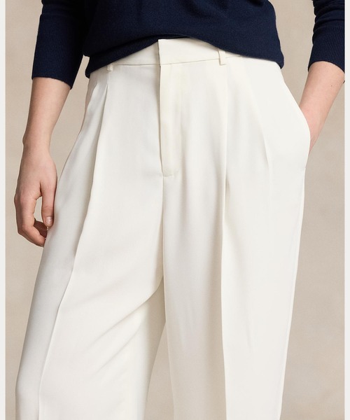 POLO RALPH LAUREN（ポロ ラルフ ローレン）の「ストレートレッグ サテン パンツ（その他パンツ・レディース・ナチュラル・00/6S/2/2S/4S/0/8S）」の7枚目の写真