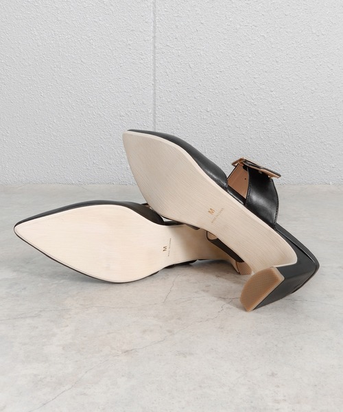 alala（アララ）の「チャンキーベルトポインテッドミュール（パンプス・レディース・ホワイト/ブラック/ブルー系その他3・LL/S/M/L）」の21枚目の写真