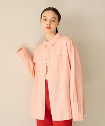 ユニセックス エンブレム刺繍入りシャツ TINA：JOJUN