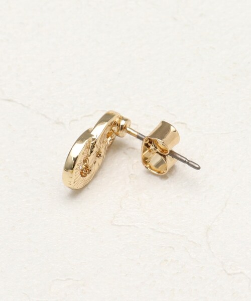 OPAQUE.CLIP（オペークドットクリップ）の「◆ダブルサークルピアス（ピアス（両耳用）・レディース・ライトベージュ/オリーブ・00）」の9枚目の写真