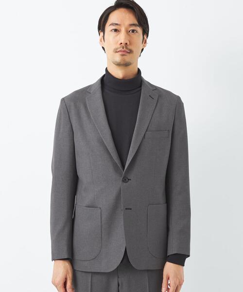 green label relaxing(グリーンレーベルリラクシング)の「A+ PEシャークスキン スタンダード 2B ジャケット -ウォッシャブル・ストレッチ・防シワ-(テーラードジャケット・メンズ・グレー/ブラウン/ネイビー・XS/XL/L/M/S)」の14枚目の写真