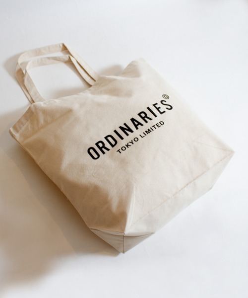 ALL ORDINARIES(オールオーディナリーズ)の「ORDINARIES キャンバストート(トートバッグ・レディース・ナチュラル・L)」の4枚目の写真