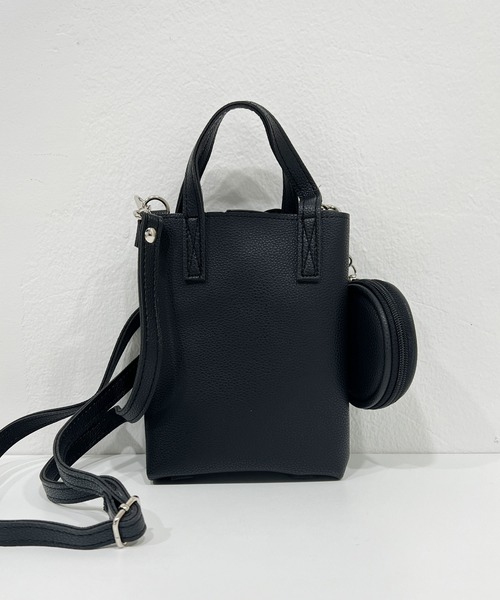 CEMONEMO(セモネモ)の「【マルチケース付き】 2way スクエア ミニ ショルダーバッグ(ショルダーバッグ・レディース・ブラウン/ホワイト/ベージュ/ブラック・FREE)」の12枚目の写真