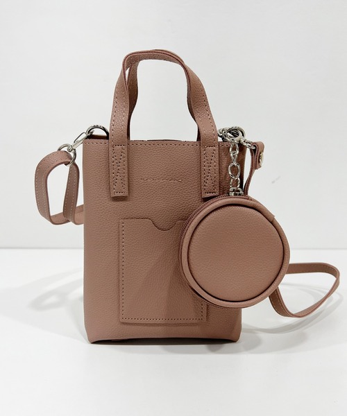 CEMONEMO(セモネモ)の「【マルチケース付き】 2way スクエア ミニ ショルダーバッグ(ショルダーバッグ・レディース・ブラウン/ホワイト/ベージュ/ブラック・FREE)」の13枚目の写真