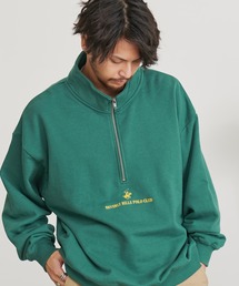 『BEVERLY HILLS POLO CLUB/ビバリーヒルズポロクラブ』裏毛ハーフジップスタンド