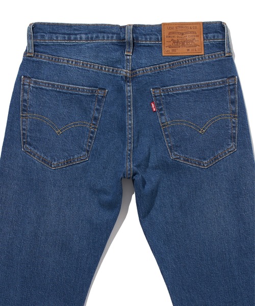 Levi's(リーバイス)の「Levi's/リーバイス 【WEB限定】502(TM) テーパージーンズ ミディアムインディゴ STONEWASH(デニムパンツ・メンズ・インディゴブルー・W34 L32/W29 L32/W36 L32/W30 L32/W31 L32/W32 L32/W28 L32/W33 L32)」の12枚目の写真
