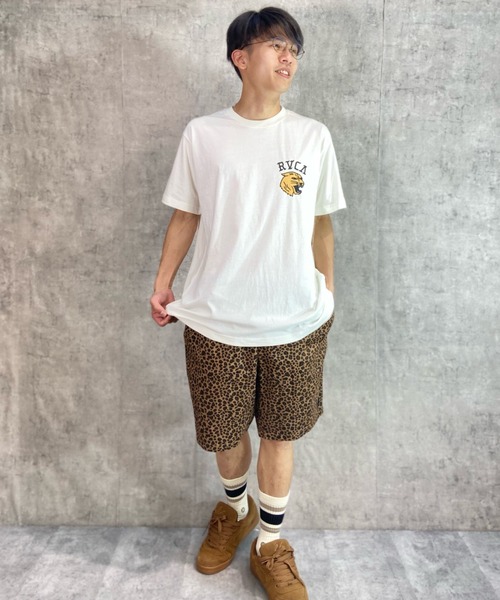 【紙タグ付新品】POLO Ralph Laurenラルフローレン　虎柄トレーナー セール】RVCA/ルーカ バックプリントTシャツ アニマル柄/クルー