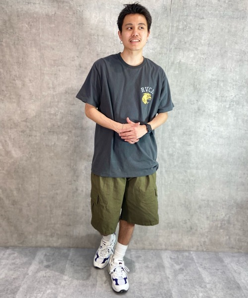 【紙タグ付新品】POLO Ralph Laurenラルフローレン　虎柄トレーナー セール】RVCA/ルーカ バックプリントTシャツ アニマル柄/クルー