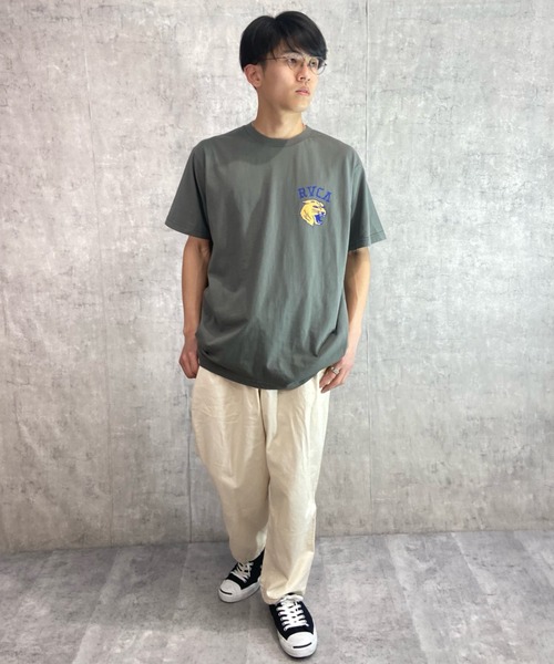 セール】RVCA/ルーカ バックプリントTシャツ アニマル柄/クルー