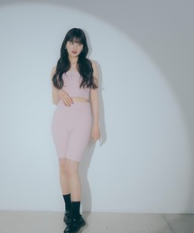 Romansual | Romansual/ニットタンクトップ＆ハーフパンツセット(タンクトップ)