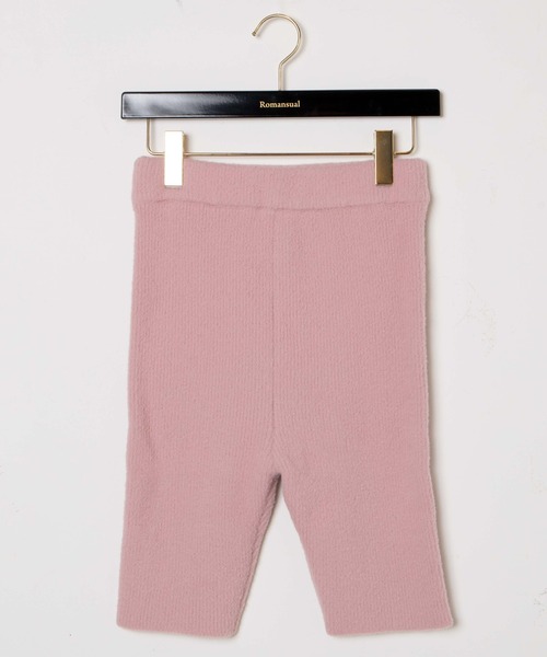 Romansual（ロマンシュアル）の「Romansual/ニットタンクトップ＆ハーフパンツセット（タンクトップ・レディース・グレー/ピンク・FREE）」の5枚目の写真