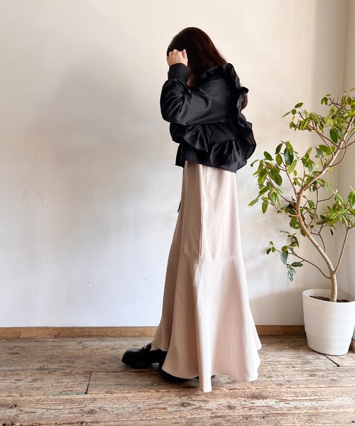 Mysa&Liina(ミーサリーナ)の「ボレロブラウス×タンクセット(シャツ/ブラウス・レディース・ブラック/ピンクベージュ/オフホワイト・M)」の17枚目の写真