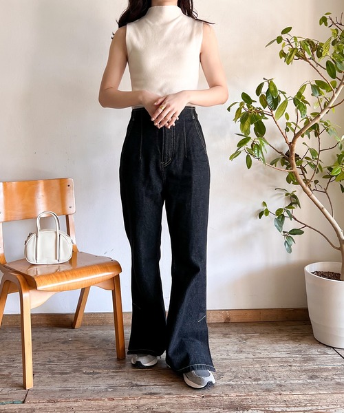 Mysa&Liina(ミーサリーナ)の「ボレロブラウス×タンクセット(シャツ/ブラウス・レディース・ブラック/ピンクベージュ/オフホワイト・M)」の11枚目の写真