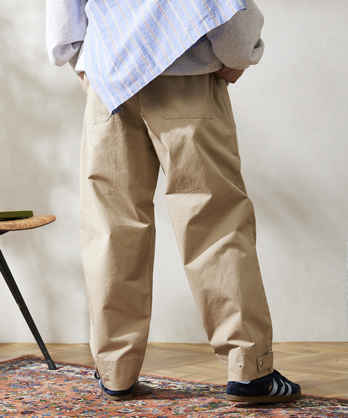 JOURNAL STANDARD relume（ジャーナルスタンダード　レリューム）の「【HOUSE HOLD / ハウスホールド】ベイカーパンツ（その他パンツ・メンズ・オリーブ/ブラック/ベージュ系その他/カーキ・SMALL/LARGE/X-LARGE/MEDIUM）」の5枚目の写真
