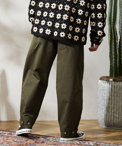 JOURNAL STANDARD relume（ジャーナルスタンダード　レリューム）の「【HOUSE HOLD / ハウスホールド】ベイカーパンツ（その他パンツ・メンズ・オリーブ/ブラック/ベージュ系その他/カーキ・SMALL/LARGE/X-LARGE/MEDIUM）」の9枚目の写真