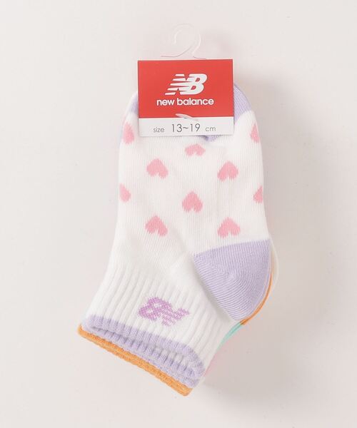 NEW BALANCE(ニューバランス)の「ガールズ3Pソックス(ソックス/靴下・キッズ・その他2/その他1・ONE SIZE)」の6枚目の写真