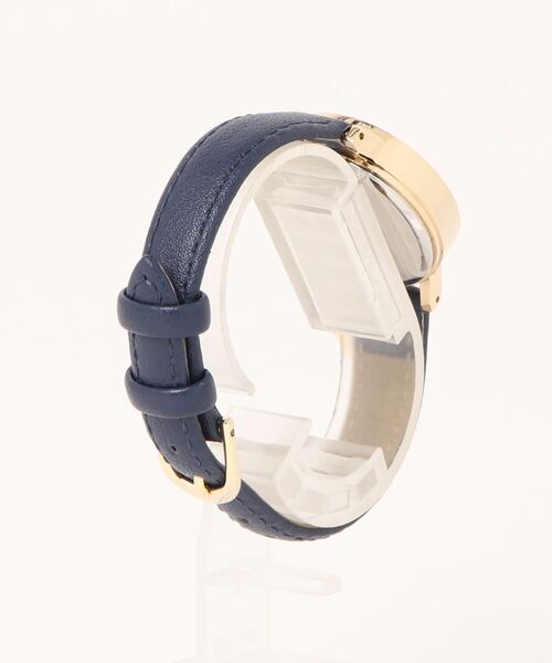 Three Four Time(スリーフォータイム)の「ムーンデイトウォッチ(3気圧防水/4年バッテリー) / 時計(アナログ腕時計・レディース・ネイビー/ブラウン・FREE)」の3枚目の写真