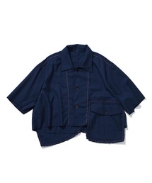 ATELIER MADE SHORT SLEEVE COVERALL JACKET