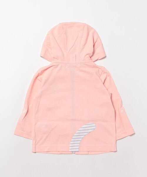 baby cheer（ベイビーチアー）の「ねこパーカー（パーカー・キッズ・ピンク/キナリ・80ｃｍ/90cm/110cm/100cm/120cm）」の3枚目の写真