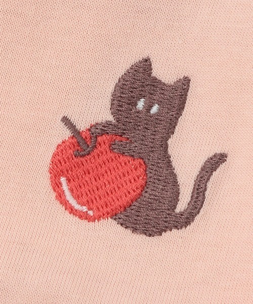 baby cheer（ベイビーチアー）の「ねこパーカー（パーカー・キッズ・ピンク/キナリ・80ｃｍ/90cm/110cm/100cm/120cm）」の7枚目の写真