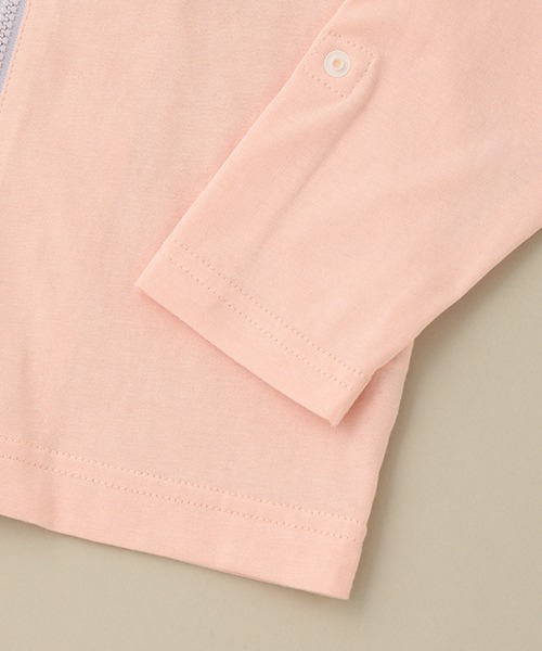 baby cheer（ベイビーチアー）の「ねこパーカー（パーカー・キッズ・ピンク/キナリ・80ｃｍ/90cm/110cm/100cm/120cm）」の10枚目の写真