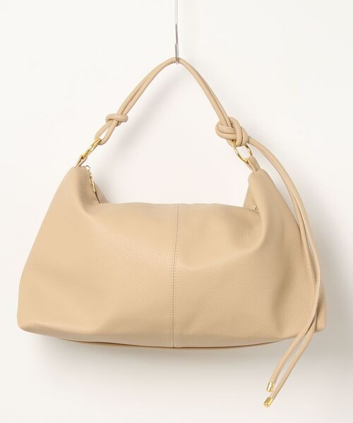 STYLEBLOCK(スタイルブロック)の「PUレザーシンプルショルダーバッグ(ショルダーバッグ・レディース・グレー/ブラック/ブラウン/ブラウン系その他/ベージュ系その他/レッド系その他・FREE)」の6枚目の写真