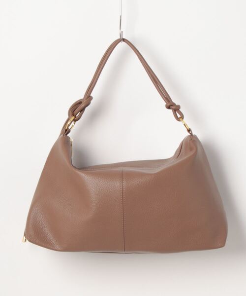 STYLEBLOCK(スタイルブロック)の「PUレザーシンプルショルダーバッグ(ショルダーバッグ・レディース・グレー/ブラック/ブラウン/ブラウン系その他/ベージュ系その他/レッド系その他・FREE)」の8枚目の写真