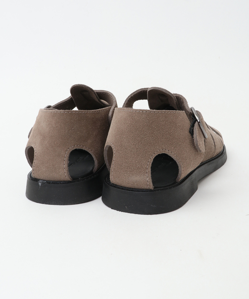 MEN'S MELROSE（メンズメルローズ）の「【MAURO de BARI/マウロデバーリ】1902 スエードグルカサンダル（サンダル・メンズ・グレー/ブラック・41/42/40）」の10枚目の写真