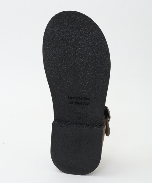 MEN'S MELROSE（メンズメルローズ）の「【MAURO de BARI/マウロデバーリ】1902 スエードグルカサンダル（サンダル・メンズ・グレー/ブラック・41/42/40）」の11枚目の写真