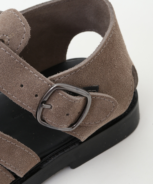 MEN'S MELROSE（メンズメルローズ）の「【MAURO de BARI/マウロデバーリ】1902 スエードグルカサンダル（サンダル・メンズ・グレー/ブラック・41/42/40）」の12枚目の写真