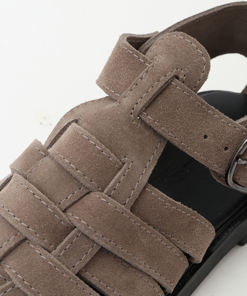 MEN'S MELROSE（メンズメルローズ）の「【MAURO de BARI/マウロデバーリ】1902 スエードグルカサンダル（サンダル・メンズ・グレー/ブラック・41/42/40）」の13枚目の写真
