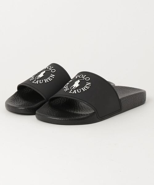 POLO RALPH LAUREN(ポロ ラルフ ローレン)の「ポロ ラルフ ローレン ウィメンズ/POLO SLIDE /スライドサンダル(サンダル・レディース・ブラック/カーキ/ブルー/イエロー・50/60/70/40)」の2枚目の写真