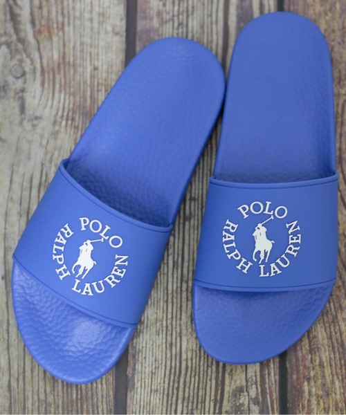POLO RALPH LAUREN(ポロ ラルフ ローレン)の「ポロ ラルフ ローレン ウィメンズ/POLO SLIDE /スライドサンダル(サンダル・レディース・ブラック/カーキ/ブルー/イエロー・50/60/70/40)」の4枚目の写真