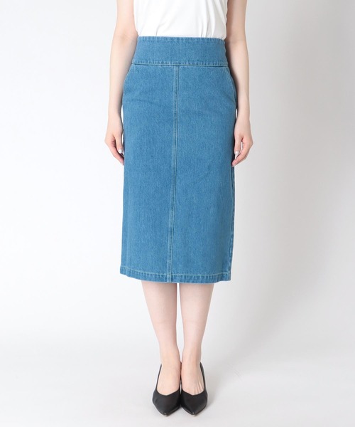 Cepica（セピカ）の「ハイウエストデニムスカート（デニムスカート・レディース・ワンウォッシュ・FREE）」の8枚目の写真