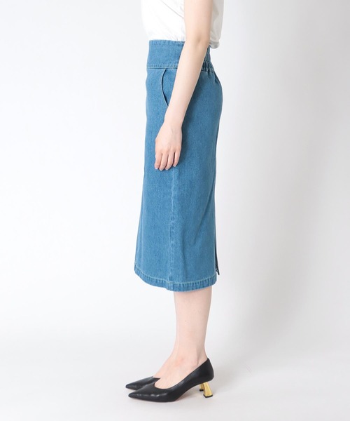 Cepica（セピカ）の「ハイウエストデニムスカート（デニムスカート・レディース・ワンウォッシュ・FREE）」の9枚目の写真