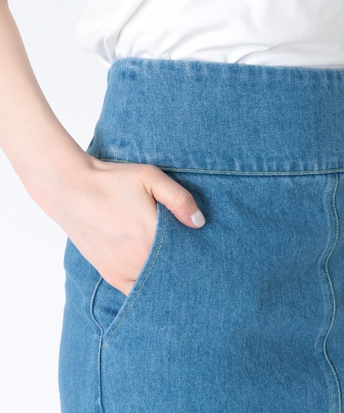 Cepica（セピカ）の「ハイウエストデニムスカート（デニムスカート・レディース・ワンウォッシュ・FREE）」の13枚目の写真