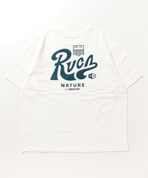 RVCA(ルーカ)の「RVCA/ルーカ TACTIX SS オーバーサイズ ブランドロゴ バックプリントTシャツ/半袖Tシャツ BD041-269(Tシャツ/カットソー・メンズ・ブルー/ブラック/ホワイト・XL/L/M)」の5枚目の写真
