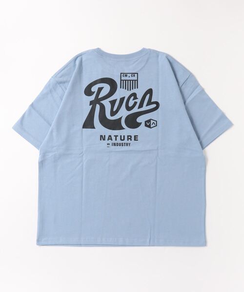 RVCA(ルーカ)の「RVCA/ルーカ TACTIX SS オーバーサイズ ブランドロゴ バックプリントTシャツ/半袖Tシャツ BD041-269(Tシャツ/カットソー・メンズ・ブルー/ブラック/ホワイト・XL/L/M)」の6枚目の写真