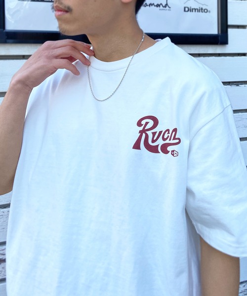 RVCA(ルーカ)の「RVCA/ルーカ TACTIX SS オーバーサイズ ブランドロゴ バックプリントTシャツ/半袖Tシャツ BD041-269(Tシャツ/カットソー・メンズ・ブルー/ブラック/ホワイト・XL/L/M)」の9枚目の写真
