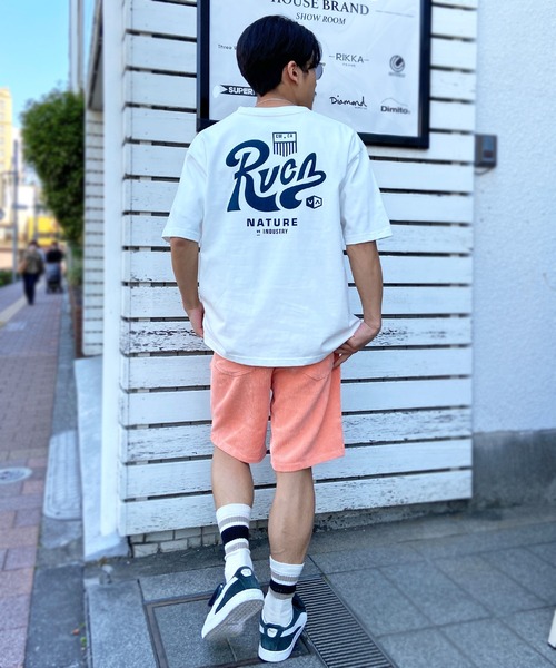 RVCA(ルーカ)の「RVCA/ルーカ TACTIX SS オーバーサイズ ブランドロゴ バックプリントTシャツ/半袖Tシャツ BD041-269(Tシャツ/カットソー・メンズ・ブルー/ブラック/ホワイト・XL/L/M)」の13枚目の写真