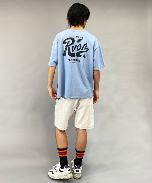 RVCA(ルーカ)の「RVCA/ルーカ TACTIX SS オーバーサイズ ブランドロゴ バックプリントTシャツ/半袖Tシャツ BD041-269(Tシャツ/カットソー・メンズ・ブルー/ブラック/ホワイト・XL/L/M)」の19枚目の写真