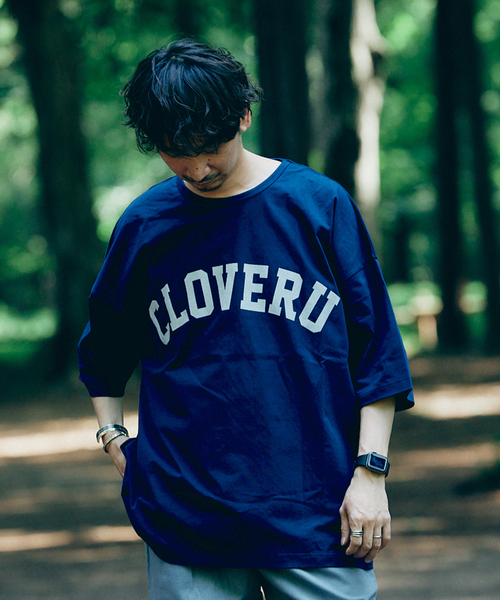 Cloveru（クローバル）の「"接触冷感"【CLOVERU / クローバル】別注 SHELTECH LOGO TEE（Tシャツ/カットソー・メンズ・ホワイト/チャコールグレー/ネイビー・LARGE/MEDIUM/X-LARGE）」の3枚目の写真