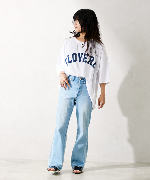 Cloveru（クローバル）の「"接触冷感"【CLOVERU / クローバル】別注 SHELTECH LOGO TEE（Tシャツ/カットソー・メンズ・ホワイト/チャコールグレー/ネイビー・LARGE/MEDIUM/X-LARGE）」の5枚目の写真