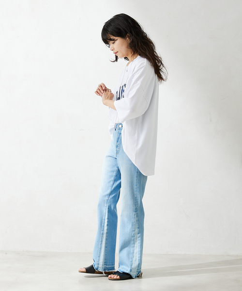 Cloveru（クローバル）の「"接触冷感"【CLOVERU / クローバル】別注 SHELTECH LOGO TEE（Tシャツ/カットソー・メンズ・ホワイト/チャコールグレー/ネイビー・LARGE/MEDIUM/X-LARGE）」の15枚目の写真