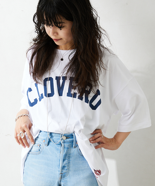 Cloveru（クローバル）の「"接触冷感"【CLOVERU / クローバル】別注 SHELTECH LOGO TEE（Tシャツ/カットソー・メンズ・ホワイト/チャコールグレー/ネイビー・LARGE/MEDIUM/X-LARGE）」の17枚目の写真