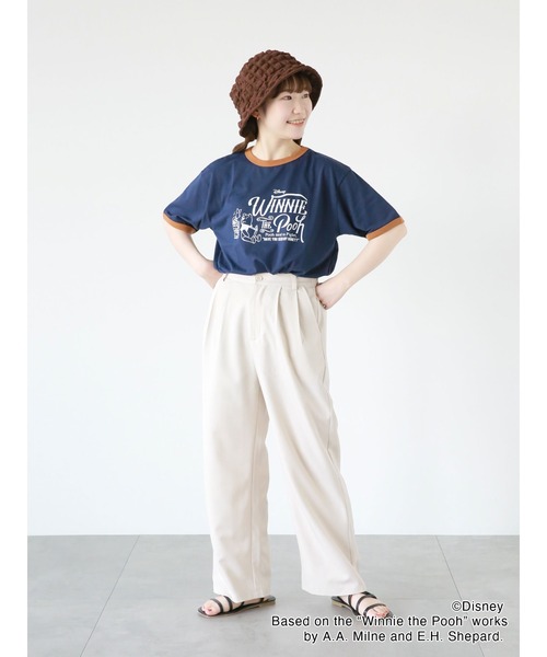 ehka sopo（エヘカソポ）の「ツータックワイドパンツ（その他パンツ・レディース・キナリ/ブラック/ブルー・ﾌﾘ-）」の7枚目の写真