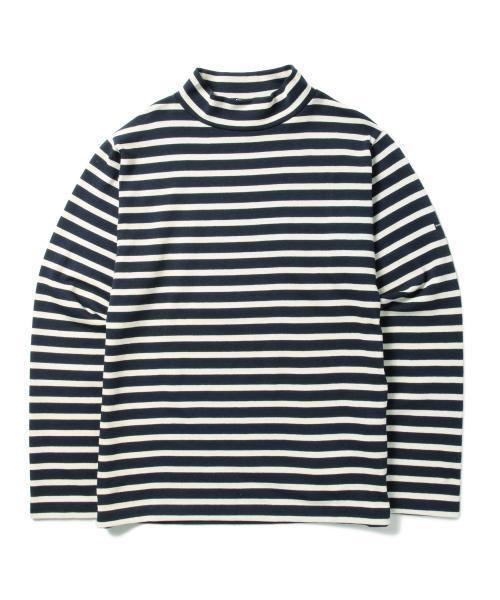 BEAMS LIGHTS Men's(ビームスライツ メンズ)の「CHANTECLAIR×BEAMS LIGHTS / 別注 ハイネックカットソー(Tシャツ/カットソー・メンズ・ネイビー/オフホワイト/インディゴブルー/ホワイト・SMALL/MEDIUM/X-SMALL/LARGE)」の4枚目の写真