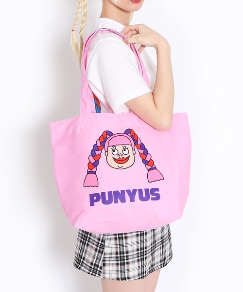 PUNYUS(プニュズ)の「フード柄トートバッグ(トートバッグ・レディース・ブルー/サックスブルー/グリーン/レッド/ピンク/イエロー/オレンジ/ベージュ/パープル/ライトパープル/ブラック/アイボリー/ブラック系その他/ブラウン/その他1・FREE)」の15枚目の写真