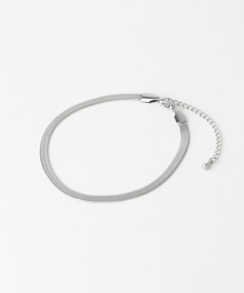 SENSE OF PLACE by URBAN RESEARCH（センスオブプレイスバイアーバンリサーチ）の「スネークチェーンブレスレット（ブレスレット・メンズ・ゴールド/シルバー・ONE）」の3枚目の写真